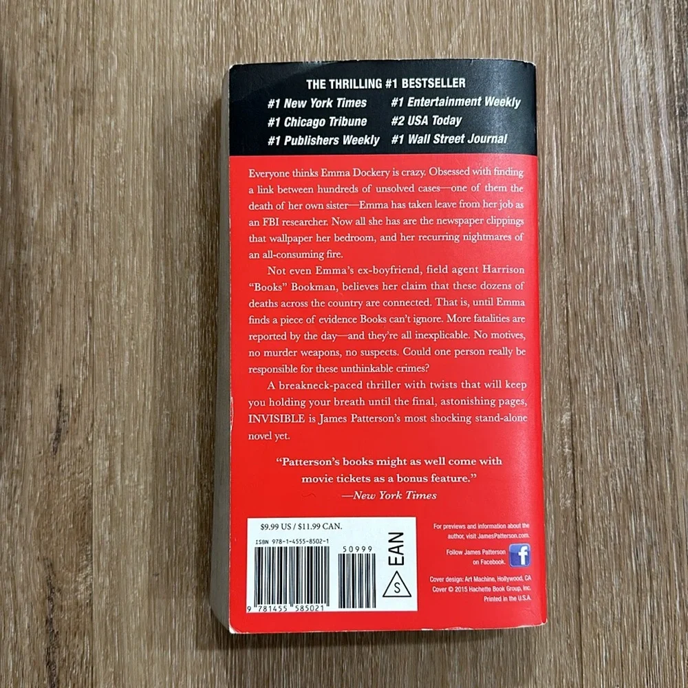 Invisible by James Patterson - Picture 4 of 8
